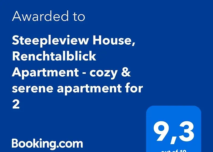 Steepleview House, Renchtalblick Apartment - Cozy & Serene Apartment For 2